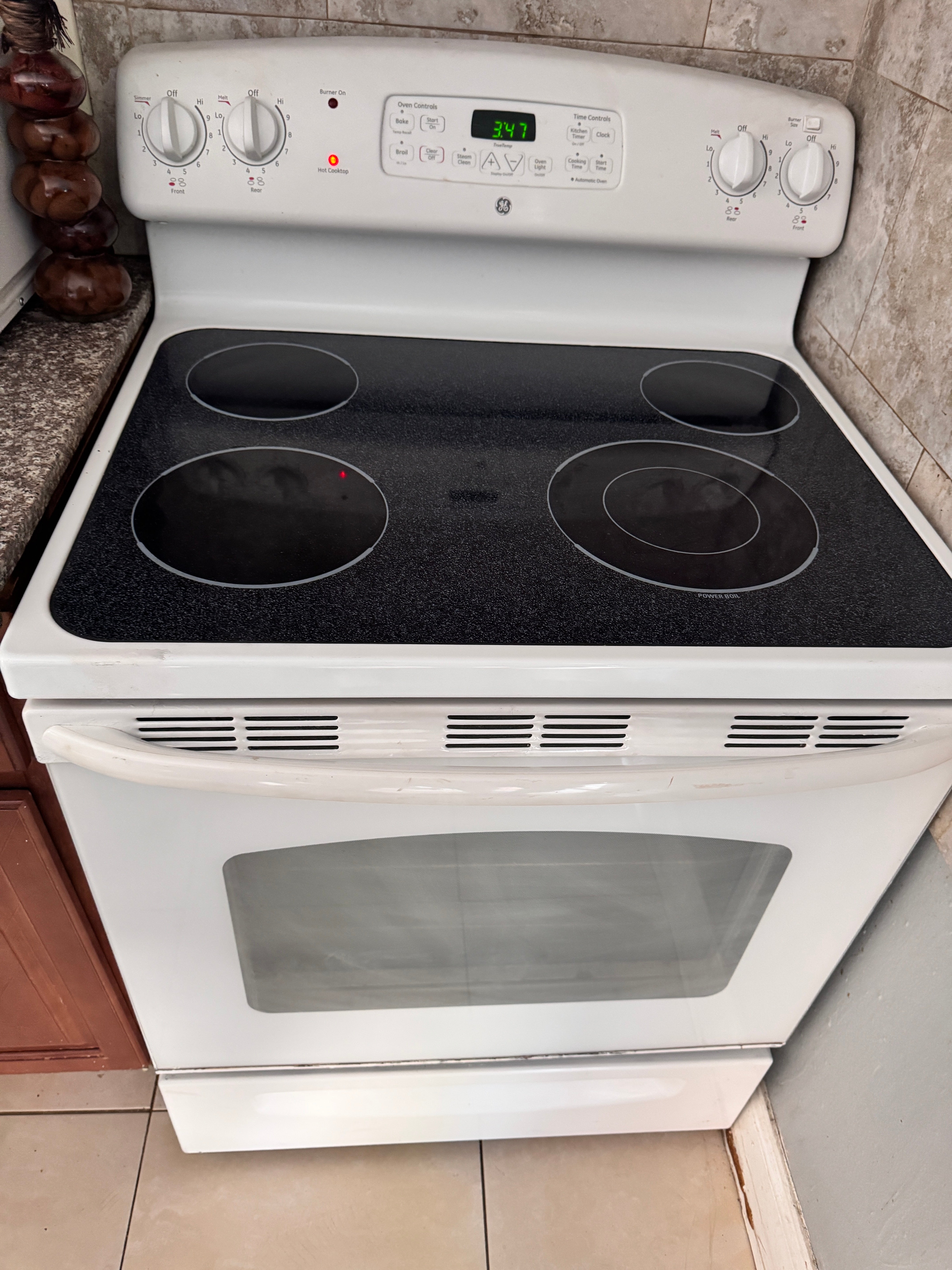 Product Sold – GE White Electric Stove (Model: JB400DP2WW) Product Sold – GE White Electric Stove (Model: JB400DP2WW)
